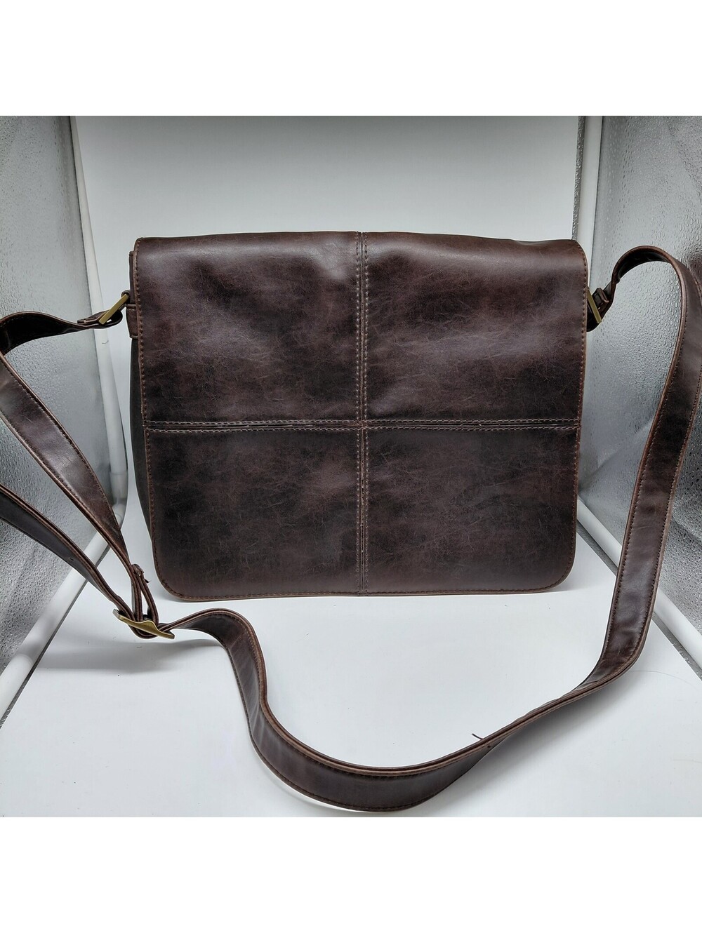 Cherokee Brown Crossbody Purse Womens Shoulder Bag Messenger Adjustable Strap